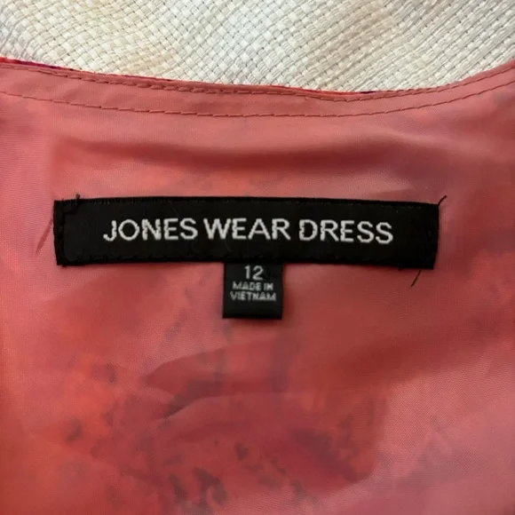 Jones Wear Maxi Pink Layers Chiffon Bias Cut Paisley Print Dress Sz:12 Y2K - Picture 8 of 10